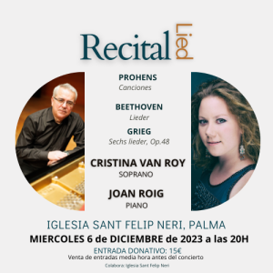 Concierto: Recital de Lied